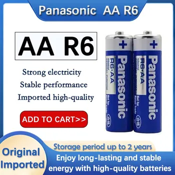8PCS Panasonic 1,5 V Alkalické Batérie AA R6P R6 E91 UM3 Super Heavy Duty Batérie Primárne