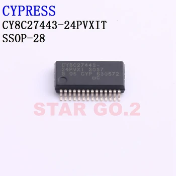 2PCSx CY8C27443-24PVXIT SSOP-28 CYPRESS Microcontroller