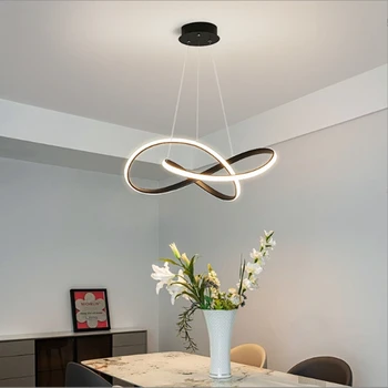 Moderná Reštaurácia Luster Jednoduché Spálňa študovňa Inteligentné LED Vnútorné Dekoratívne Lampy Osobnosti Bar Stropné Lampy