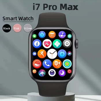 Pôvodné SmartWatch I7 Pro Max Series 7 Hovoru Vlastné Hodinky Športové Nepremokavé Ženy Muž Bezdrôtové Nabíjanie Smart Hodinky