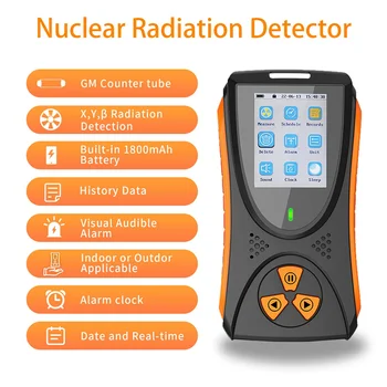 Geigerovy Jadrového Žiarenia Detektor X-ray, Beta, Gama Detektor geigerovy Dozimeter Lítiové Batérie, Professional