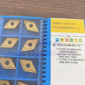 DNMG110404-GM GP1225/DNMG110408-GM GP1225/DNMG110408-GM GK1115 DNMG110404 DNMG110408 CNC karbidu vložky 10pcs/box