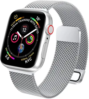 Popruh Pre Apple hodinky Kapela 44 mm 40 mm 38 mm 42mm 44 mm Accessorie Magnetické Slučky Kovové smartwatch náramok iWatch serie 3 4 5 6 se