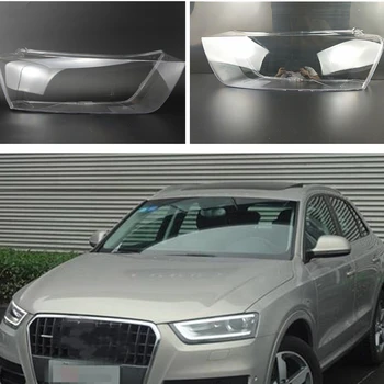 Pre Audi Q3 8U obdobie 2010-2015 Auto Predné Objektív Svetlomety Kryt Tienidlo