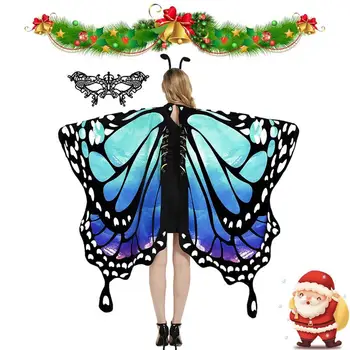 Víla Krídla Šatkou Víla, Motýľ Dámske Kostýmy Príslušenstvo Jedinečný Fantasy Monarch Butterfly Kostým Pre Deti Na Halloween