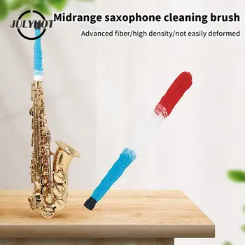 53 cm Saxofón Čistiaca Kefa Cleaner Pad Saver Pre Alto Sax Saxofón Mäkké Udržať Saxofón Čisté Nástroje