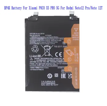 1x 5000mAh BP4K Náhradné Batérie Pre Xiao POCO X5 PRO 5G redmi Note12 Pro / Poznámka 12T Batérie