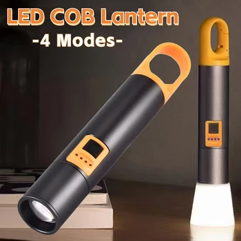 Outdoor Camping LED Baterka Prenosné aplikácie Keychain Svetlo Zoomovateľnom Actical Laser, Baterka TYP-C Nabíjateľná pre Outdoor Camping