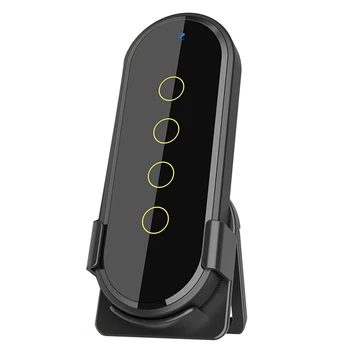 Wifi Bezdrôtový Prepínač Zigbee Pripojenie Vzdialenej Inteligentný Dotykový Spínač Svetiel Na Diaľkové Ovládanie Pre Smart Home Čierna