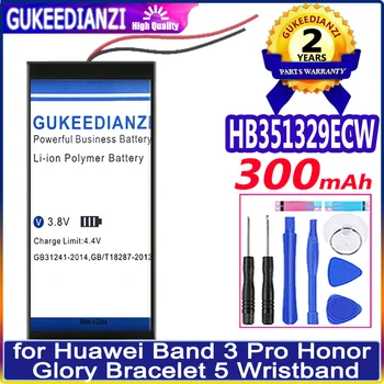 GUKEEDIANZI Batéria 300mAh HB351329ECW Batériu pre Huawei Band 3 Pro,Cti, Slávy Náramok 5 Náramok Novú Li-Polymérová Batéria
