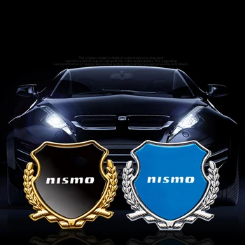 Kovové auto nálepky, auto okno pilier dekoratívne samolepky zadné sklo obtlačky telo nálepky na Nissan Nismo Almera krčma pri ceste autom