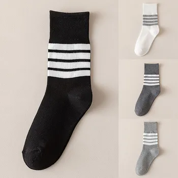 Ponožky Pre Ženy Farebné Pohode Novinka Roztomilý Šaty Ponožky Unisex Farebné Pruhované Silonky s Podväzok Pančuchy pre Ženy s Design