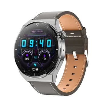 HK46 Mužov Nepremokavé Smart hodinky Srdcovej frekvencie kyslíka v Krvi, monitor Android iOS Bluetooth Hovor Smart Hodinky
