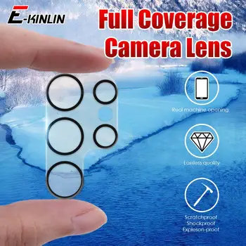 Jasný Objektív Fotoaparátu Screen Protector 3D Úplné Pokrytie Curverd Tvrdeného Skla Pre Samsung Galaxy S23 Plus Ultra Fotoaparátu Ochranná Fólia