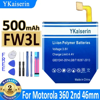 YKaiserin Batérie pre Motorola Moto 360 2. 2015 FW3L SNN5962A 46 mm /FW3S pre Moto 360 2. 42mm Sledovať kontakty batérie Batterij Bateria