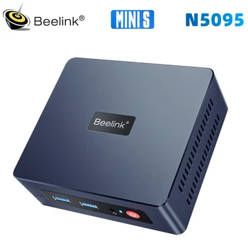 Beelink MINI S Windows 11 Mini PC Chip N5095 Mini PC 8GB 128GB SSD Ploche MINI PC Gamer Počítač VS U59 GK MINI J4125