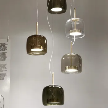 Retro LED Sklenený Prívesok Lampa Reštaurácia, Spálne, Kuchyne Domov Svietidlá kaviareň Osobné Minimalistický Luster