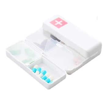 7 Mriežky Týždenný Pilulku Box Prenosný Cestovné Pilulku Organizátor Prípade s Magnetom na Vitamín Vlhkosti-Dôkaz Plastu PP Pilulku Úložný Box