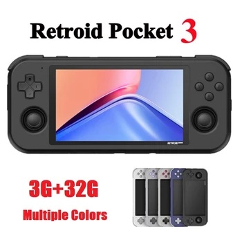 Retroid Vrecku 3 Retro Hry Konzoly 3G+32 G 4.7 Palcový Prijemne IPS Obrazovke Android, 11 OS Handheld Video Game Console A