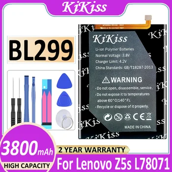 Pôvodné KiKiss Vysokej Kvality 3800mAh BL299 Batérie Pre Lenovo Z5s L78071 6.3 Palcový Batérie + Nástroje