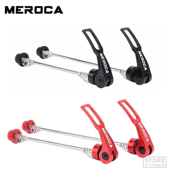 MEROCA 1 Pár MTB Horský bicykel Bicykel Špízy Ultralight Rýchle Uvoľnenie Špízy QR 100 mm 135 mm pre MTB, Road Bike náboj 9 mm 5 mm
