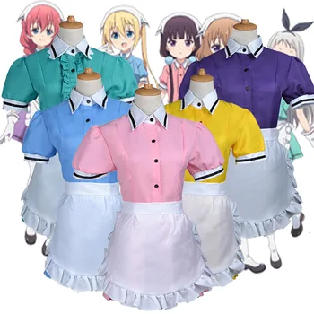 Zmes Hideri Kanzaki Kávy Slúžka Maika Sakuranomiya Cosplay Kostým Japonské Anime Jednotné Farby Oblečenie, Oblečenie