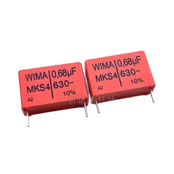 10PCS/Kondenzátora WIMA 630V 684 0.68 UF 630V 680nF MKS4 Pin Vzdialenosť 27.5 mm