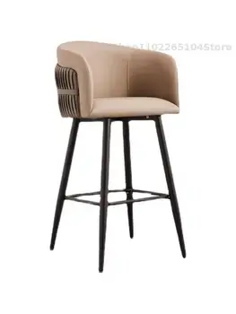 Bar Stoličky Moderný Jednoduchý Bar Stoličky Barové Stolice, Stolice, Bar Kožené Stoličky Ostrov Stoličky Dizajnér Vysoká Stolička