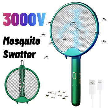 Prenosné Mosquito Killer Lampa USB Nabíjateľné Elektrická Skladacia Mosquito Killer Rakety Lietať Plácačka Odpudzujúce Lampa Vysokej Kvality