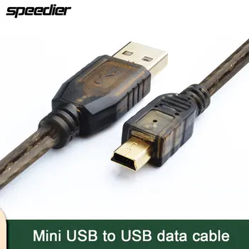 Mini USB on-Line Počítačový Kábel pre Canon 5D. 5D2, 5D3,6D,6D2,7D,77D, 60D,80D,600 D,750D,800D Nikon D4,D4s,D3s,D3x,D90,D700, D610