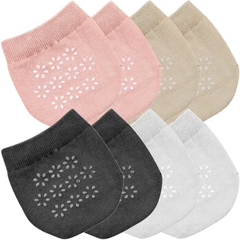 Ponožky Priedušná Päty Topánky Anti-slip Neviditeľné Absorpciu Potu protišmykových Bavlna