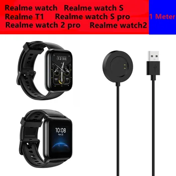 Na realme Sledujte 3 Pro Smartwatch Prenosné USB Rýchle Nabíjanie realme hodinky S/Realme T1/Realme sledovať 2 pro 1 meter chsarging kábel