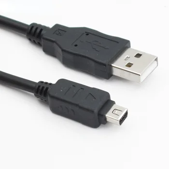 Pre Digitálneho Fotoaparátu Olympus Dátový Kábel CB-USB5/CB-USB6 USB 12-Pin Kábel 1,5 m Čistej Medi s Magnetickým Krúžok