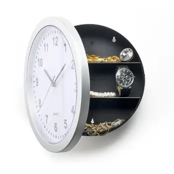 Jednoduché Nordic kreatívne hodiny domov obývacia izba stereo kolo šperky úložný box nástenné hodiny ozdoby