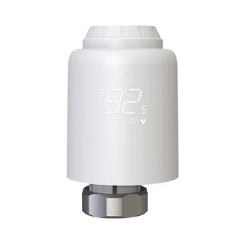 Tuya ZigBee Termostatické Radiátorové Ventil SmartLife Bezdrôtového Diaľkového Vykurovania Regulátor Teploty Ovládanie Hlasom