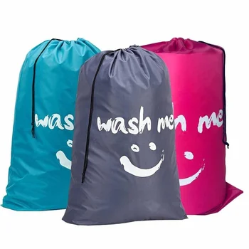 Úsmev Tvar Nylon Pranie Taška Umývanie Mi Travel Odkladacie Puzdro Stroj Umývateľný Špinavé Oblečenie Organizátor Umývanie Šnúrkou Taška