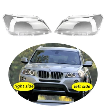 Použitie Pre BMW X3 2011-2013 X3 F25 série Transparentný Kryt Svetlometu Tienidlo Lampy Predného Svetlometu Shell Tienidlo Objektívu shell