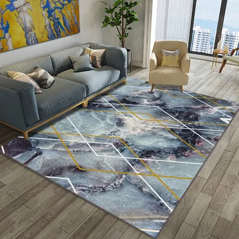 J1783 Moderný minimalistický koberec, domáce spálni koberec