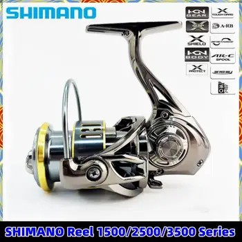 Nové SHIMANO Fishing Cievky Nový Dizajn Upgrade Ľahký kolovrat, Rotačné Rameno Kovový Drôt Pohár 1500/2500/3500 Série