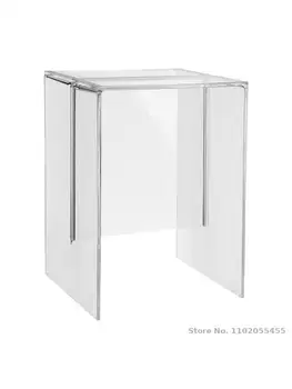 Moderný minimalistický Kartell Max Lúč akryl plexisklo priehľadná kúpeľňa márnosť stolice v rodine jedálenské stoličky