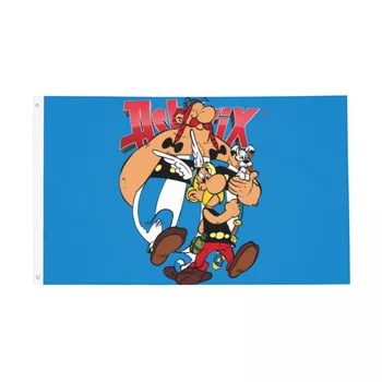 Asterix A Obelix Vlajka Outdoor Banner Všetkých Poveternostných Dekorácie Živé Farby 60x90 90x150cm Vlajky