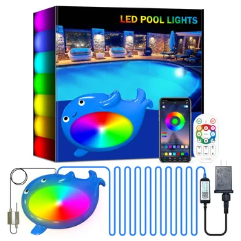 LED Nástenné Závesné Bazén Svetlo Podvodné Farebné RGB bazén Bazén Nástenné svietidlo Podvodné Diaľkové Ovládanie Svetla