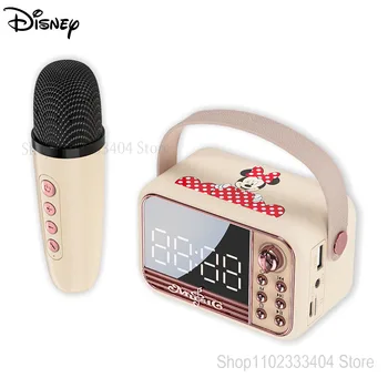 Disney Minnie Lotso Medvedík Pú Bezdrôtové Bluetooth Audio AUX TF Karty Surround Stereo Budík Prenosný Reproduktor Mikrofón