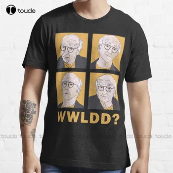 WWLDD Klasické T-Tričko Larry David T-Shirt Vianočný Darček Digitálna Tlač Tee Košele Xs-5Xl Módne Tričko Lete Streetwear