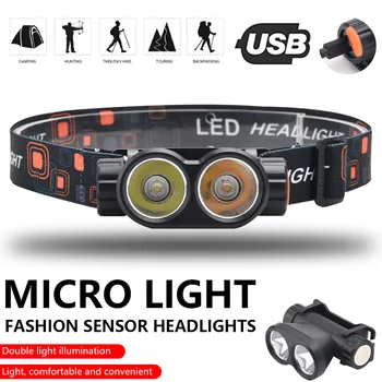Silné Svetlo diaľkových Svetlometov USB Nabíjanie Prenosných obojstrannú Magnetické Opravy Noc Beží Rybolov