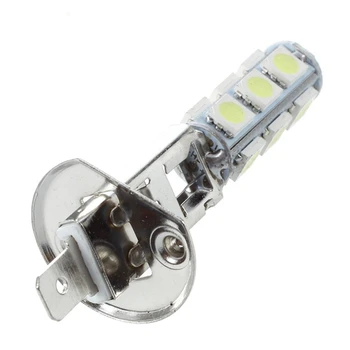 4 Ks Auto Svetla Svetlometov Žiarovka H1 Biela 13 SMD 5050 LED Čipov