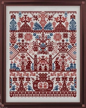 Výrobca Výšivky kráľovstvo North Cross Stitch Grafy Zadarmo so 100% Bavlny Niť & Zdarma pre Home Decor