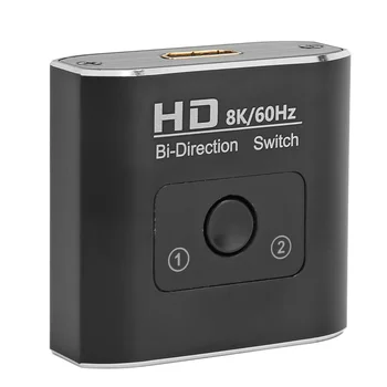 Video Splitter 1 do 2 Z Plug and Play Obojsmerný HD Multimedia Interface Switcher pre Projektor