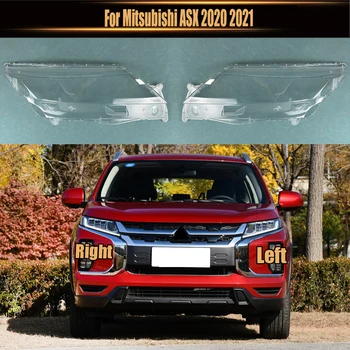 Pre Mitsubishi ASX 2020 2021 Transparentné Tienidlo Lampy Tieni Predného Svetlometu Shell Svetlometov Kryt Objektívu Plexisklo